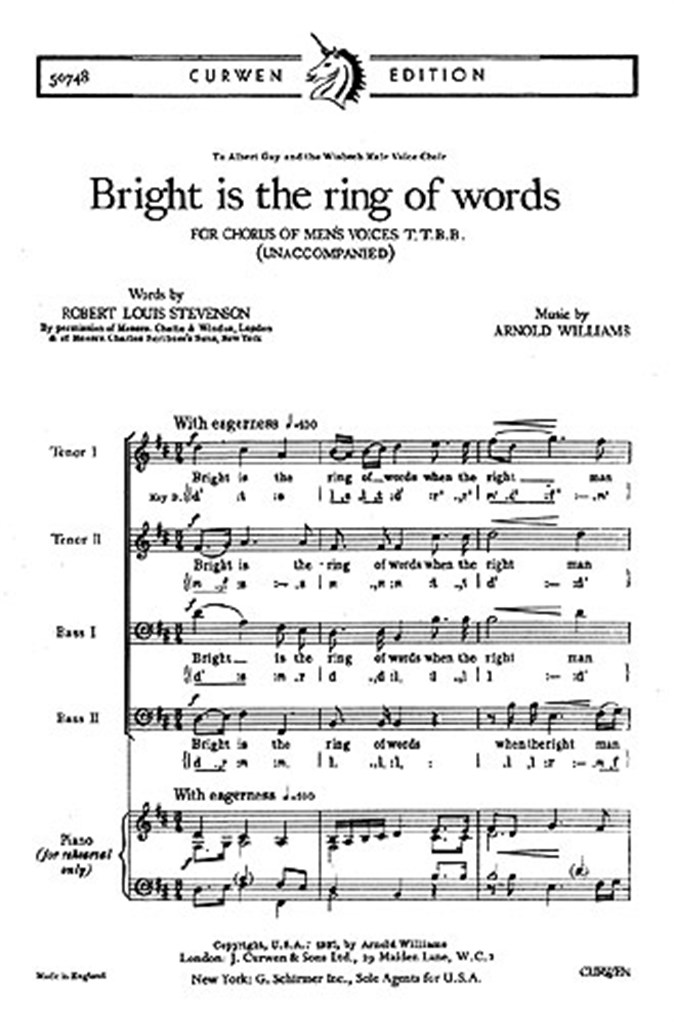 Bright Is The Ring Of Words